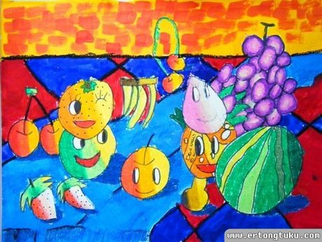 水果儿童画