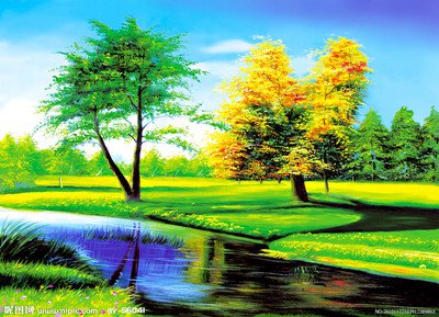 油画风景浅色 海景油画高清大图 风景油画作品欣赏 风景油画高清大图