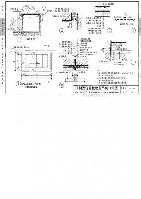 [排水沟图集] 07j306排水沟图集