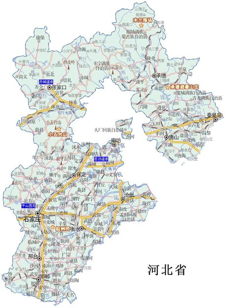 真正的 河北温泉旅游 地图(图)