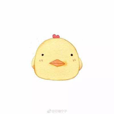 手账简笔画素材   一组 萌萌哒小动物头像~(邓瑞