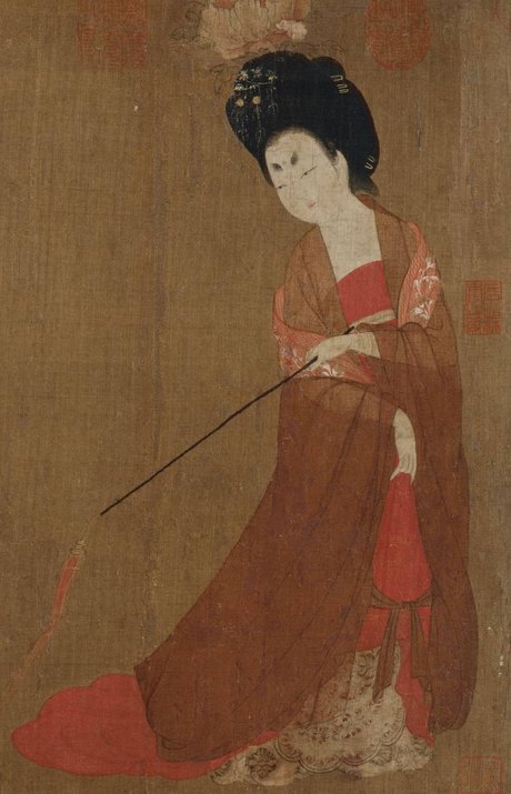 唐代画家周昉《簪花仕女图》作品赏析_艺术鉴赏