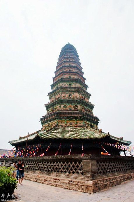 山西 洪洞广胜寺之  飞虹塔