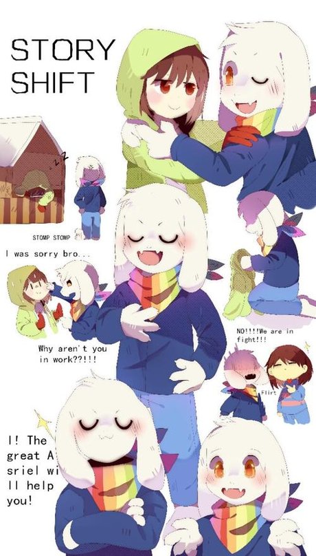 gif 【undertale】传说之下精美人物图包 (frisk&chara&asriel第二期