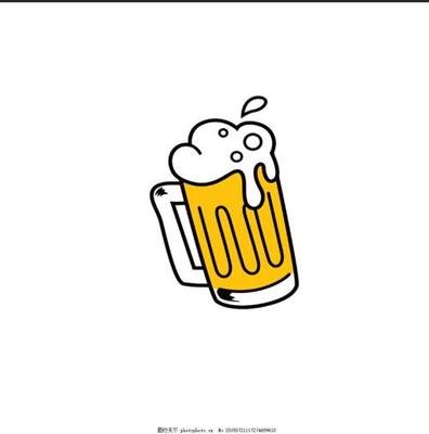 卡通啤酒头像
