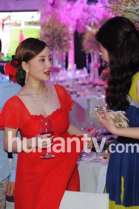 孙俪大肚子孕妇照