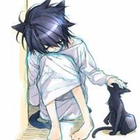 男生 抱猫可爱 动漫头像萌版_微信头像图片大全