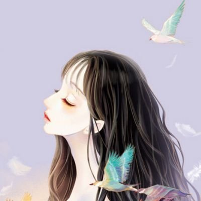 手绘唯美头像 手绘背影头像 手绘头像女生 手绘头像女 文艺女生头像