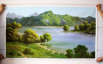 中朝友谊画艺网-朝鲜画,朝鲜油画,朝鲜 山水画