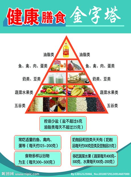 健康饮食金字塔_360图片