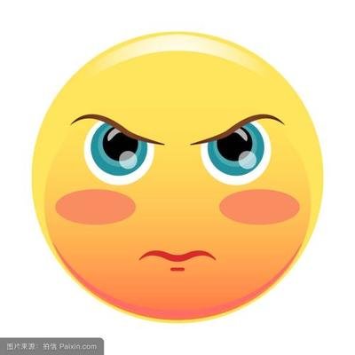 愤怒的表情图片卡通图片
