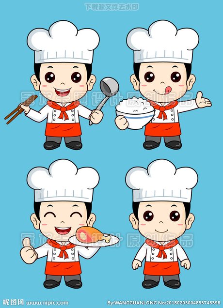 女厨师图片 厨师烹饪卡通图片 猫厨师图片 厨师的照片 厨师图片_特效