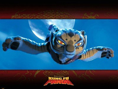 3d动画 功夫熊猫 kung fu panda 全套壁纸 功夫熊猫壁纸 悍娇虎