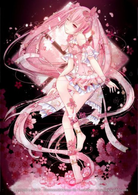 樱初音未来动漫图片