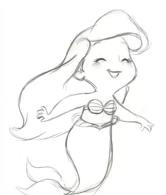 素材| 迪士尼经典动漫人物线稿分享,需要请收藏