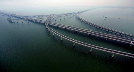 青岛海湾大桥 360图片