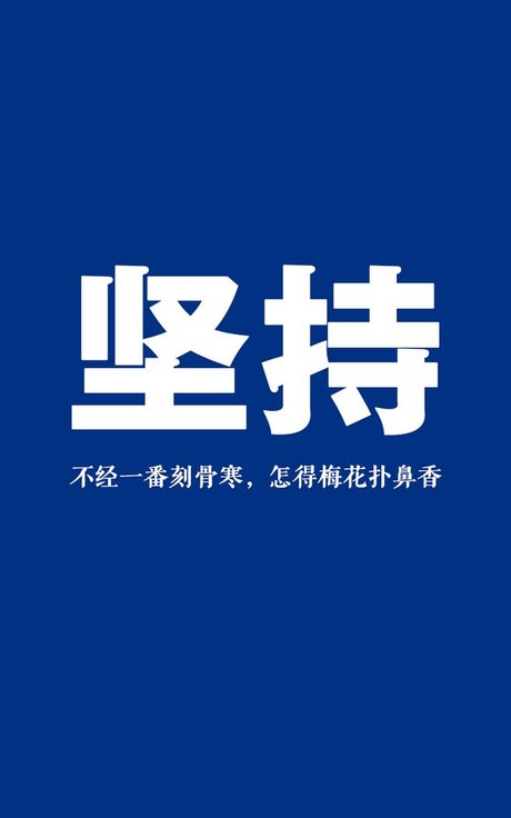 坚持奋斗励志壁纸 360图片