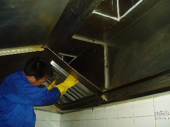 饭店厨房油烟机清洗