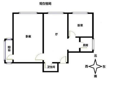 两卧室朝东客厅厨房朝北