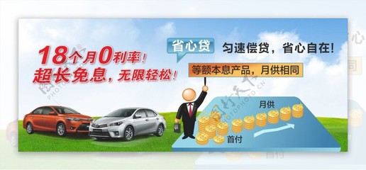 汽车贷款免息