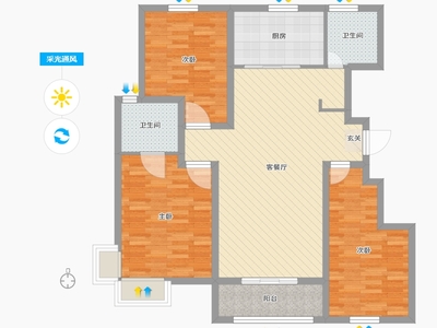 龙湖春江悦茗户型图