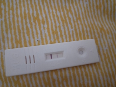 怀孕试孕纸图片