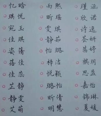 男孩起名小名