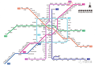 成都轻轨线路图