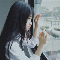 长发美女头像唯美