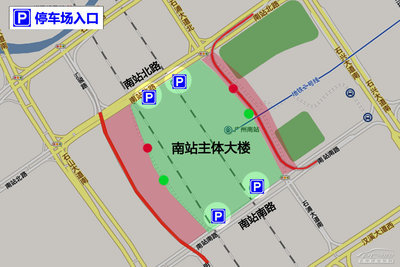 广州南站平面图