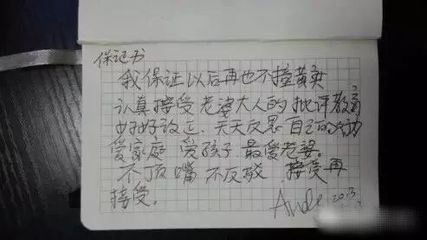 离婚保证书