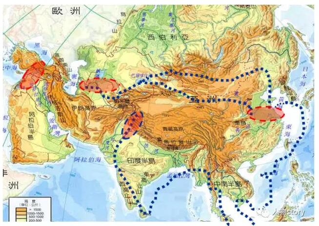 小麦传入中国过程
