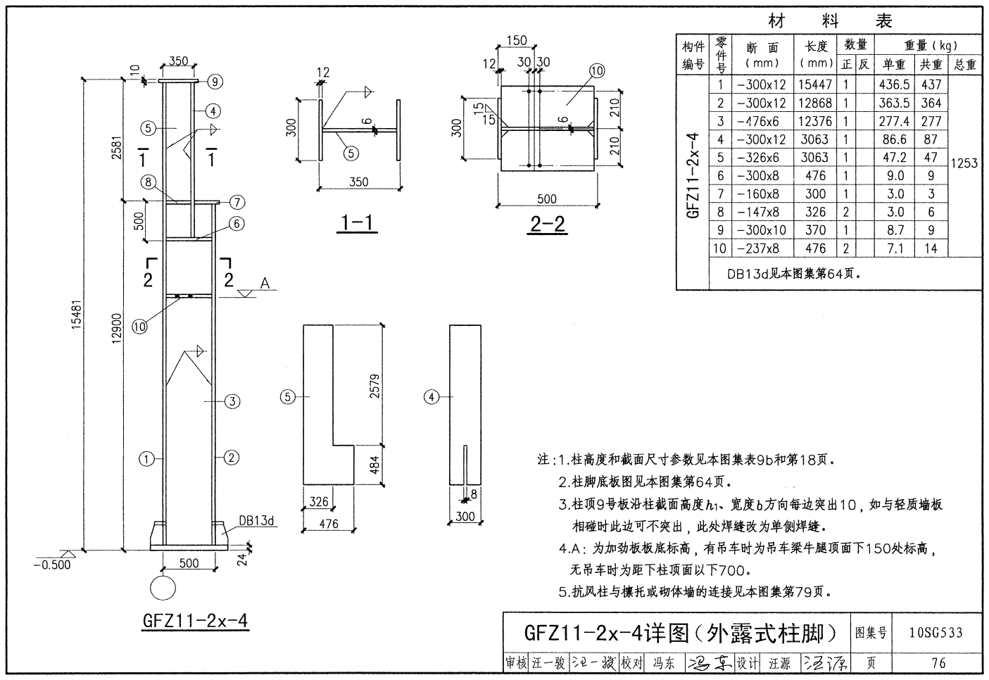 型钢柱施工参考图集 建筑方案施工 第3张 型钢柱施工参考图集 建筑方案施工 第3张