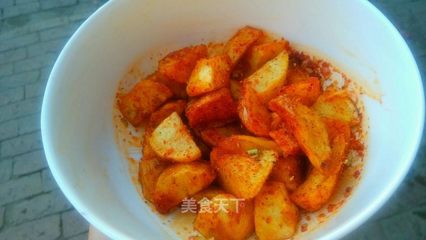 香辣土豆块的做法