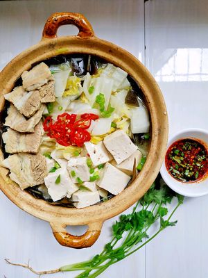 砂锅海带炖豆腐的做法