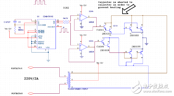 如何制作12v 转36v逆变器电路图