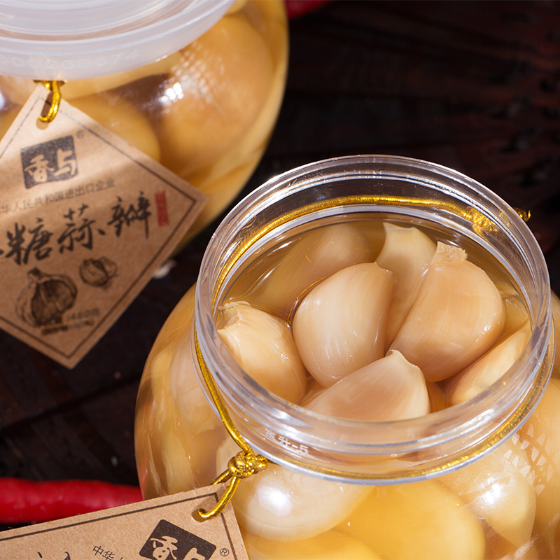 冰糖腌大蒜的制作方法