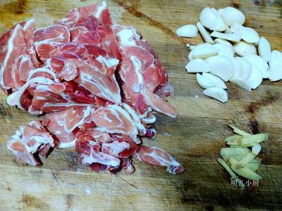 火锅羊肉片制作方法