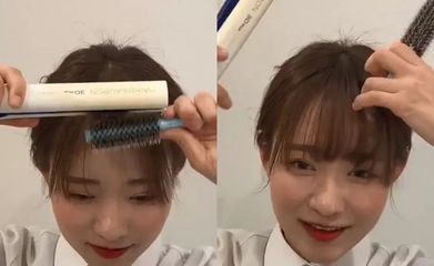 自己怎么给自己剪刘海