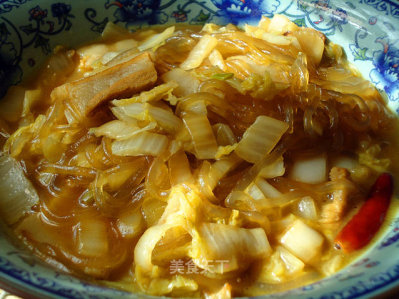 酸菜猪肉炖粉条怎么做