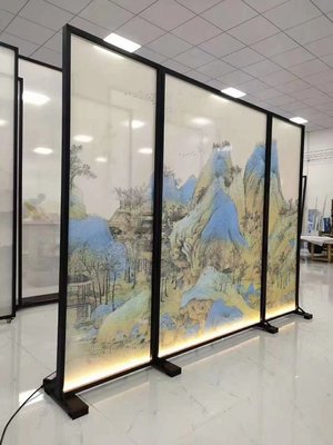 山水画玻璃