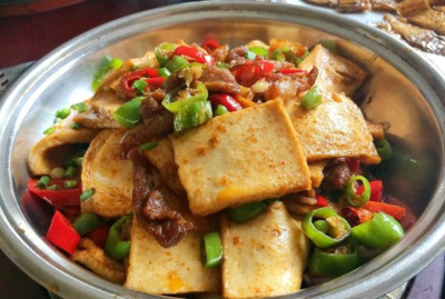 牛肉炒豆腐
