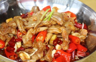 干锅鸭脚的制作方法