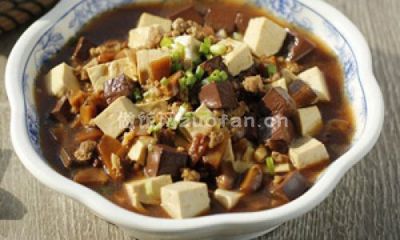 肉末鸭血豆腐做法大全家常