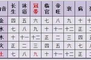 怎么看生辰八字对照表