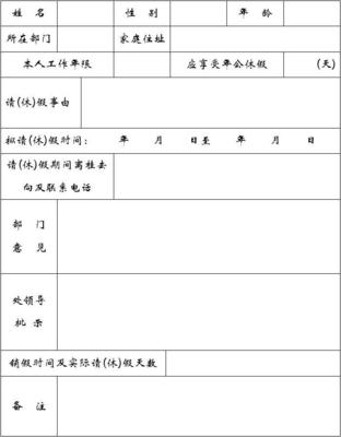 休假事由怎么写