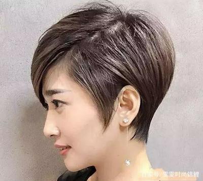 超短发颜色