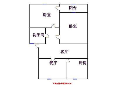 两室改三室户型图