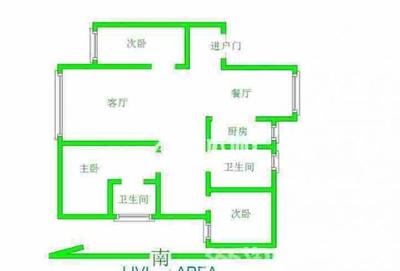 进户门对面厨房好么