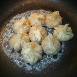 肉馅水煎包的制作方法